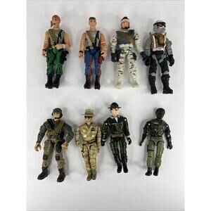 Lanard The Corps! Action Figures Lot of 8 approx 4" 2003-2005 Military